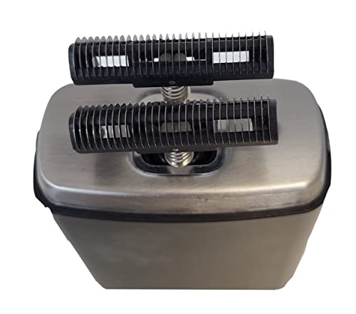 Supreme Trimmer Replacement Foil & Cutter SB63 | Hypoallergenic Foil for Crunch STF602 | Black - color: Black Foils & Cutters