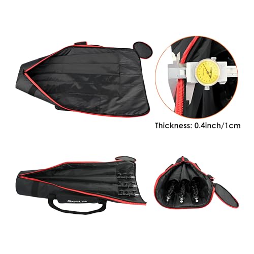 MagicLine Tripod Carrying Case Bag 33.5x7.9x7.9inch, with 2 Outer Pockets+1 Inner Pocket+3 Inner Compartments, Padded Carry Case for Light Stands,Mic Stands,Tripods,Monopods