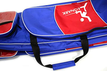 LEONARK Fencing Draw-bar Wheel Bag for Epee Saber and Foil - Hema Sword Bag Trolley Case for Fencing Suit and Mask - color: Oster Blue