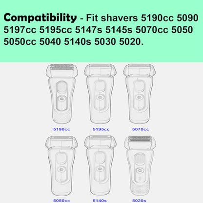 52B Series 5 Replacement Head for Braun Electric Shaver (1 Count) - size: 1 Count