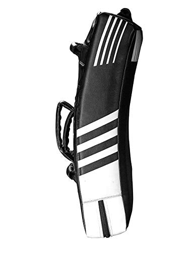 Sanabul Lab Series Striking Punch Shield Kickboxing Karate Martial Arts Muay Thai Taekwondo Kick Pads - Black/White, Standard