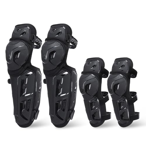 Scoyco Motorcycle Knee and Elbow Pads CE Level 1 Shin Guard Protective Gear