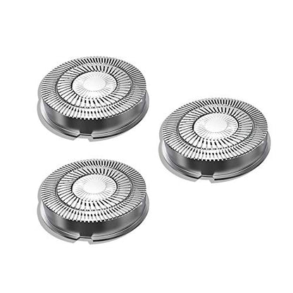 Replacement heads for electric shavers,Waterproof Replacement Blades for Mens Shaver,3-Pack