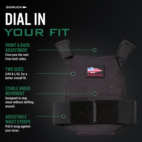GORUCK Rucking Weighted Vest for Men and Women, Adjustable - size: S/M