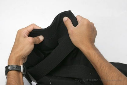 E-BOGU Black Tetron Hakama for Kendo, Iaido and Aikido - size: 29