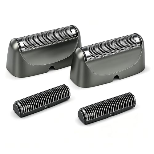 Replacement Foil Blade Compatible with BaBylissPRO UV Metal Single Shaver - color: Grey-2 Packs