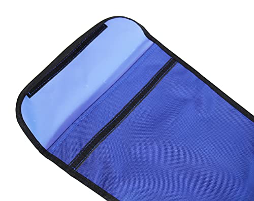 LEONARK Fencing Sword Sling Shoulder Bag for Foil Epee and Saber - Hema Longsword Bag Cover Case for Fencing Weapons - style: Dual Sword Bag-blue