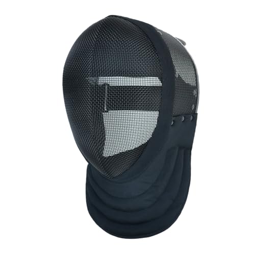 Coach Fencing Mask - 350N Mask with Removable Lining - CE Certified Coach Fencing Helmet - color: Fixed Lining, size: Medium