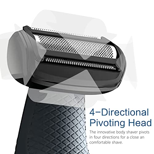 BG2000 Replacement Head for Philips Norelco Bodygroom 7000 & 5000, 2-Piece