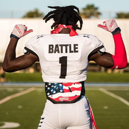 Battle Sports Novelty Football Back Plate, Kids, Adults - color: In My DMs, size: Adult
