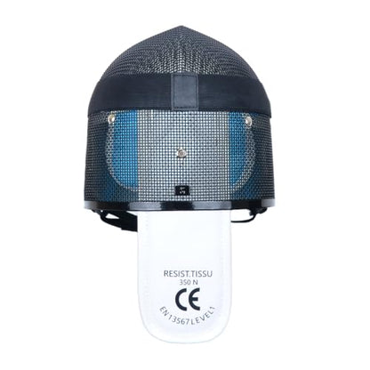 Epee Fencing Mask - 350N Mask with Removable Lining - CE Certified Epee Fencing Helmet - color: Removable Lining, size: Large
