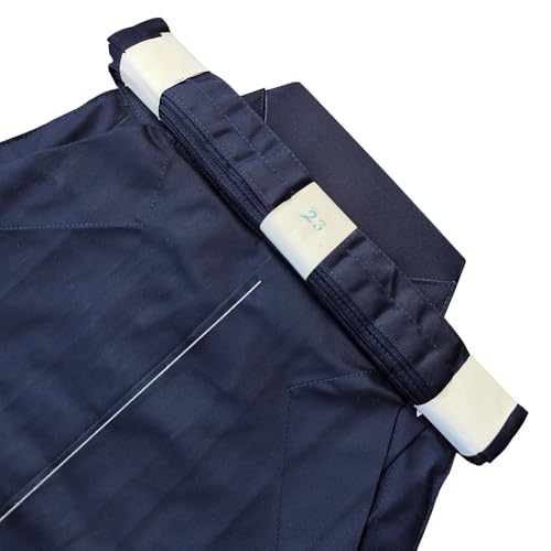Kendo Tops Aikido Samurai Hakama Martial Arts Clothing Kimono Shirts Costumes - color: Skirt-blue, size: 150CM