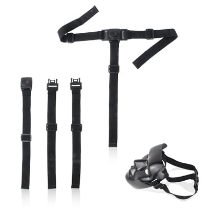2 PCS Adjustable Mask Straps, 3 Mask Extender Straps with Sliding Buckles