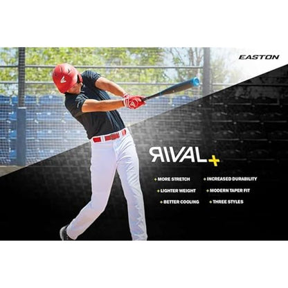 Easton Rival + Knicker Youth Baseball Pants - color: Grey, size: Medium