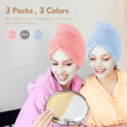 Stocking Stuffers for Women Teen Girls Microfiber Hair Towel for Women