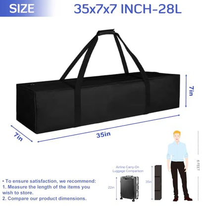 INFANZIA 35x7x7 Inch Tripod Carrying Case, Travel Sport Storage Bag, 28L - size: 35x7x7 inch-28L