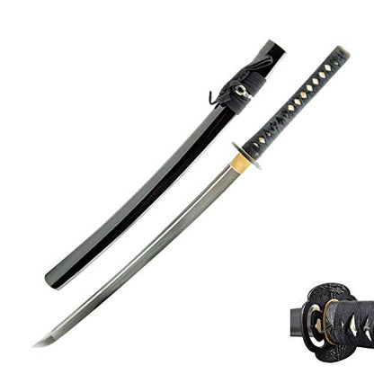 Hand Forged 1045 Carbon Steel Bamboo Leaf Katana Full Tang Sword