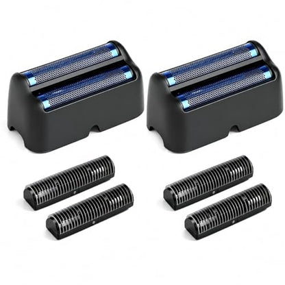 Replacement Double Foil Blade Compatible with BaBylissPRO UV-Double Shaver - color: Black Double Foil-2 Pack