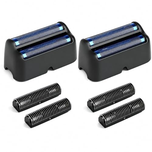 Replacement Double Foil Blade Compatible with BaBylissPRO UV-Double Shaver - color: Black Double Foil-2 Pack