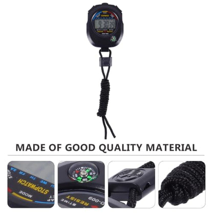 UPKOCH Multi-Function Game Stopwatch Digital Match Timer with Lanyard Handheld Training Timer for Referees Coaches Running Swimming Track and Field Practice