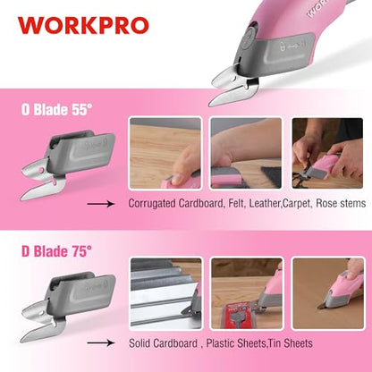 WORKPRO 2-Pack Replacement Blades, O & D Type, Fits W125206AE