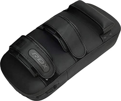 RDX MMA Thai Pad for Target Training, Convex Skin Leather Curved Kickboxing Strike Shield, Coaching Boxing, Muay Thai, Martial Arts, Karate, Taekwondo, Punching
