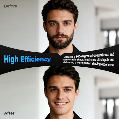 Shaver Replacement Head for Braun Series 3, 32B Pro Skin Electric Shavers Head Wet and Dry Foil Compatible with Razor 3040s, 3000s, 3010s, 3050cc, 3070cc, 3080s, 3090cc (Black)