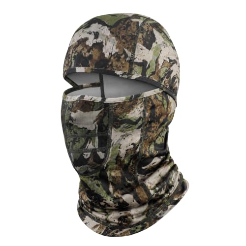 Lightweight Hunting Balaclava Camo Face Mask with Mesh Panel - color: Vortex Hide