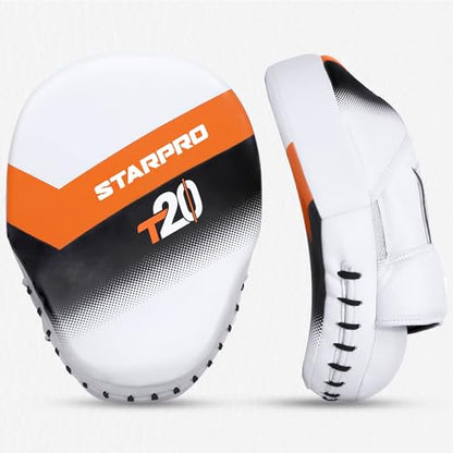 Starpro Boxing Pads – Ventilated Hook & Jab Training Mitts for Muay Thai Kickboxing MMA - color: Orange