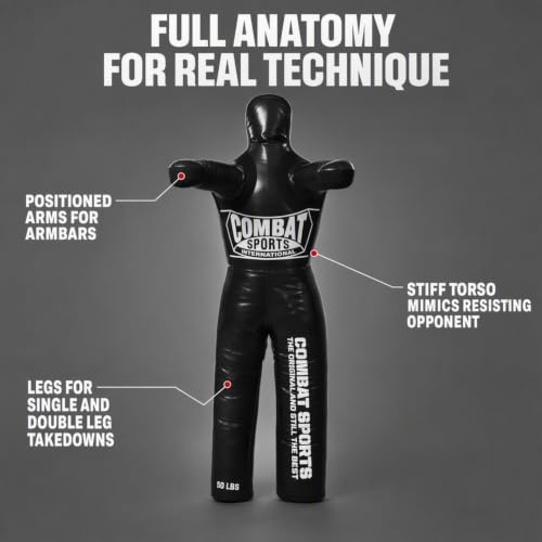 Combat Sports Legged Grappling Dummy – 35 to 140 lbs. Sizes - size: New, 50 lbs