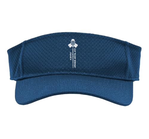 Kendo Men and Shinai - Kendo Sport Sun Visor - color: Navy Blue