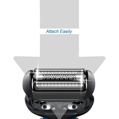 2 Pcs Series 5 Pro Replacement Head for All S5/S6 Shavers, Foil and Cutter Blades for a Close and Smooth Shaving Experience - size: 53B - 2Pack