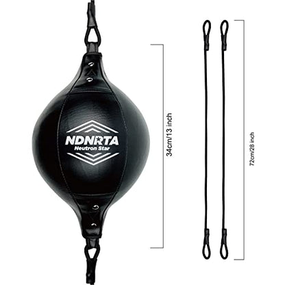 Double End Bag, (Classic Style Upgraded),Improve Reaction Speed, Boxing Equipment, Durable, Double End Punching Bags, Home Gym, Floor to Ceiling, for Boxing (Shipped from the U.S) - color: Black