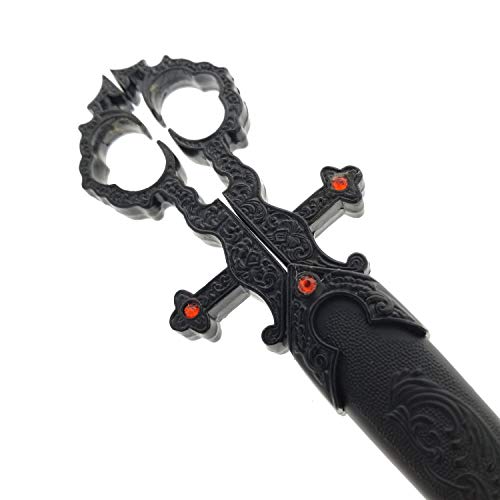 10 1/4" Renaissance, Medieval Bodice Scissor Dirk Dagger Knife. for Home Camping, Renaissance Cosplay
