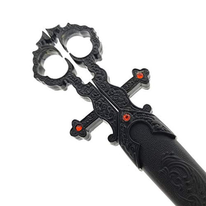 10 1/4" Renaissance, Medieval Bodice Scissor Dirk Dagger Knife. for Home Camping, Renaissance Cosplay