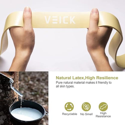 VEICK Pull Up Assist Resistance Bands for Home Gym - color: Green Set of 4 (0.3-1.1in)