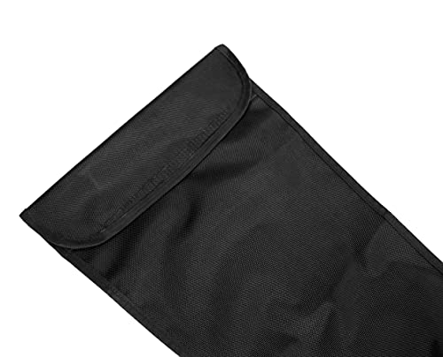 LEONARK Fencing Sword Sling Shoulder Bag for Foil Epee and Saber - Hema Longsword Bag Cover Case for Fencing Weapons - style: Dual Sword Bag-black