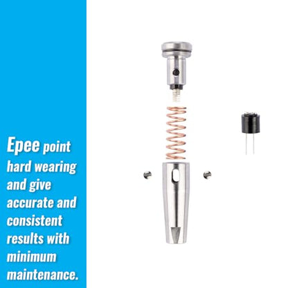 Fencing Electric Weapon - Electric Epee Sword with Electroplated Rust-Proof Blade Pistol Grip - Complete Standard Epee Sword - size: Standard (5)
