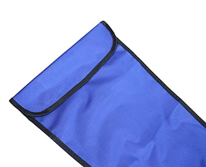LEONARK Fencing Sword Sling Shoulder Bag for Foil Epee and Saber - Hema Longsword Bag Cover Case for Fencing Weapons - style: Dual Sword Bag-blue