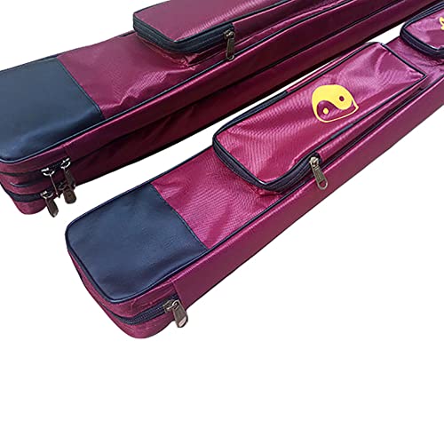 Waterproof Kung Fu Tai Chi Sword Case Double Layer Carrying Bag - color: Winered&Black