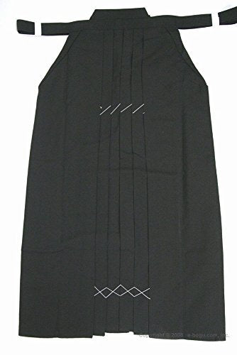 E-BOGU Black Tetron Hakama for Kendo, Iaido and Aikido - size: 24