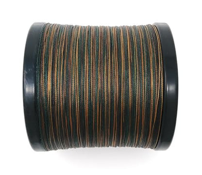 Reaction Tackle Braided Fishing Line, Pro Grade Braid, Fresh and Saltwater - color: Green Camouflage, size: 6 Lb (150 Yards)