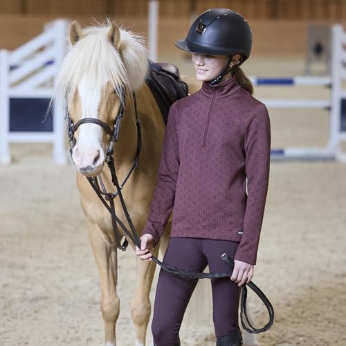 Kerrits Kids Fusion Fleece Lined Full Leg Clinic Tight - color: Redwood, size: Medium