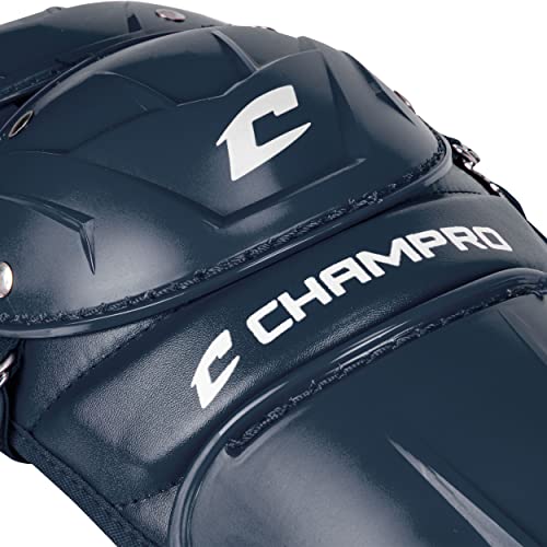 Champro Optimus MVP Double Knee Leg Guard - color: Navy, size: 12"