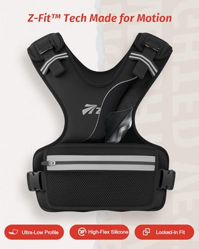 ZELUS Weighted Vest for Men & Women, Z-Fit Weight Vest Adjustable 8-32lb - size: 11-20 lb.