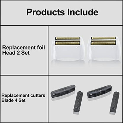 2 Pack Pro Shaver Replacement Foil Compatible with Andis #17150 Golden - color: 2 PACK