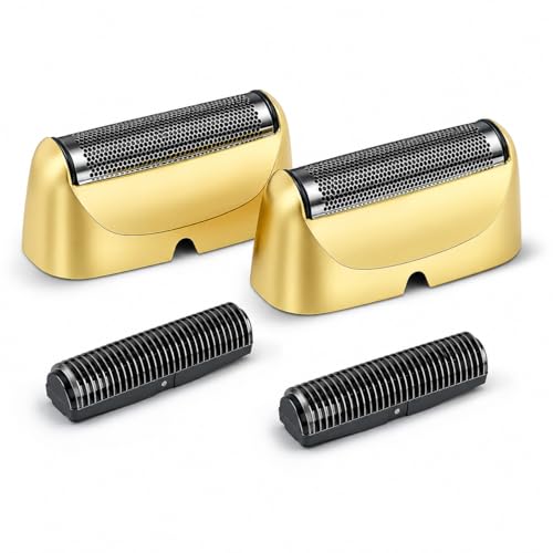 Replacement Foil Blade Compatible with BaBylissPRO UV Metal Single Shaver - color: Gold-2 Packs
