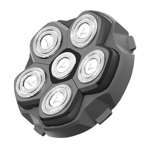 HUMMINGBIRD MK3 Stealth Edition Replacement Blade Head, Electric Head Shaver Genuine Blade Head Refill, Easy to Install, Magnetic 6-Blade Head, Flexible Hypoallergenic Stainless Steel Blades - size: 1 Count (Pack of 1)