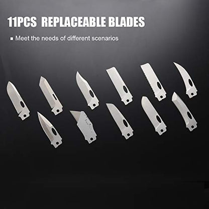 Roxon BA050607 Replaceable Knife Blades for Flex Shears,Titan, S501U,S502U - size: BA050607