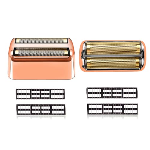 Replacement Heads Foil & Cutters Compatible with BaBylissPRO FXFS2 Shaver - color: 1 pc Rose Gold
